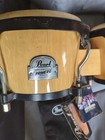 Pearl Percussion Primero Bongo Wood W  Tags Used Gc