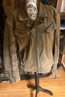 Harley Davidson  Distressed Brown Leather  5 Pocket Jacket L