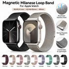 Magnetic Stainless Steel Milanese Band For Apple Watch 38-49mm Adjustable Strap