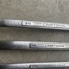 Vtg Craftsman 4pc 12 Point Sae Double Offset Box End Wrench Set Usa Made  v  Vv