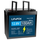 2 3 4 Pack 12v 100ah Lifepo4 Lithium Battery  Built-in 100a Bms  For Marine Lot