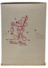 Vintage 1960s Walt Disney Productions Mickey Mouse Wrist Watch Box Timex