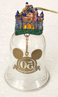 Disney Tinkerbell Glass Bell  Ornament 50th Anniversary Disneyland Park Vintage