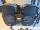 Pyle Pphp210amx Portable Pa Speaker System Dj Mixer Mic 600w 10  Speakers Stand
