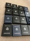 Lot Of 16 American Eagle Platinum Proof 1 10 Oz Box And Case Only With Papers