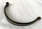 Stubben 15-1 4  Cob small Horse Size Brown English Browband Clear Crystals euc