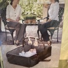 Eddie Bauer Infant Travel Bed Bassinet Folding Portable Black