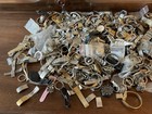 Huge Lot Of 19 Lbs Vintage Mens Ladies Watch Watches Parts Band Case Movement