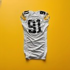 Iowa Hawkeyes  91 Game Worn Nike Football Jersey - Game Used - Broderick Binns