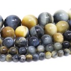 Golden Blue Tiger Eye Beads Round 4mm 6mm 8mm 10mm 12mm 15 5  Strand