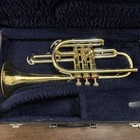 Conn Trumpet With Carry Case Made In Usa Brass Instrument