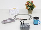 Rokuhan R079 Z Gauge 1 220 Scale Track Set Mini Classic Curved Double Wire Set