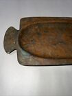 Vtg 12   x5 3 4    Handmade Copper brass metal Trinket Dish Engraved 1955 On Back
