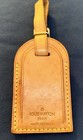 Authentic Louis Vuitton Luggage Tag Vachetta Leather Bag Vintage