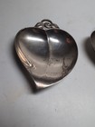 Beautiful Tiffany   Co  Sterling Silver Candy Mint Nut Peach Leaf Footed Dish