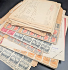Vintage South America Europe Postal History Album 25  Customs Documents
