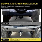 Exhaust Muffler System For 2007-2017 Jeep Wrangler Jk 2 4door Dual Axle Back