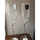 Lenox Opal Innocence Lead Crystal Champagne Flutes Set Of 2