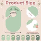 Baby Size Clothes Divider For Closet 8pcs Nursery Baby Clothes Organizer   Do   