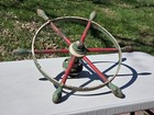 Nautical Bronze Ship Steering Wheel Vintage Marine Decor Captain   s Wheel Heavy