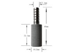 2pcs 2 0 Micron Diffusion Stone Stainless Steel Aeration Stone Carbonating Stone