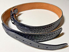 Dutyman 1721 1 75  Full Grain Leather Basketweave Ranger Belt 40  Black Police