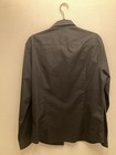 H m Men s Slim Fit Black Dress Shirt Easy Iron  Button Down  Long Sleeve  Size M