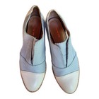 All Black Cutout Cowman- Light Blue And White Shoes Womens Size 37 6 5