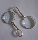 Birmingham 1920 A Pair Of Hallmarked Sterling Silver Handle Magnifying Glasses