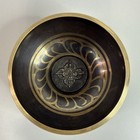 Tibetan Singing Bowl W Mallet Solid Brass Hand Hammered For Yoga   Meditation 4   