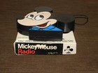 Vintage Walt Disney Mickey Mouse Transistor Radio In Box 