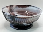 Antique Purple White Slag Glass Amethyst Bowl 8  Great Color Vintage