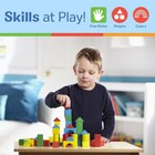 Melissa   Doug Wooden Building Blocks 100pc Sorting Stacking Toy Kids   fast Ship