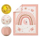 3 Piece Baby Crib Bedding Set For Girls - Newborn  Infant   Nursery Bed Set D   