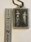 Vintage Damaged 1950s Keychain Flicker Flasher Holographic Movement Bikini Girls