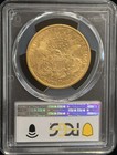 1890 Cc Liberty Head  20 Double Eagle Gold Coin Pcgs Au 50