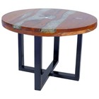 Coffee Table End Table Side Table Living Room Furniture Teak Resin Vidaxl