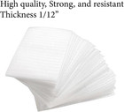 50 Pack Thickened Foam Pouches 7 5x12 Inch  Glass   Mug Cushion Foam Wraps