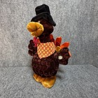 Dan Dee Vintage Animated Turkey Plush Sings Turkey In The Straw Hops  16     Works