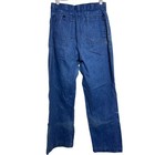 Vintage 1986 Us Navy Utility Slacks Denim Hi Waisted Wide Leg Jeans 12l 26x27 G8