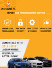 2015 - 2018 Jaguar Smart 2 Key Fobs Programming Rfa Kvm Mail-in Service