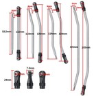 Benedict Harry 10pcs Stainless Steel Link Rod Linkage For Axial Wraith   