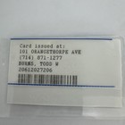 Blockbuster Video 1990s Vintage Laminated Membership Card No Website