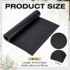 14  197inch Cabinet Drawer Liner  Black Non-slip Drawer Shelf Liners  Eva Shel   