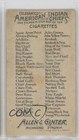 1888 Allen   Ginter Celebrated American Indian Chiefs Tobacco N2 Grey Eagle 0d08