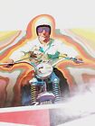 Vtg 60s Champion Gold Palladium Motorcycle Plugs Sold Here Poster Advert Rare