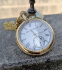 Pocket Watch Nautical Vintage Look American  Collectible Antique Style 2  Brass