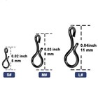 50 200 Pcs Fly Fishing Snaps Fast Easy Fly Hooks Snaps Fishing Lures Connector
