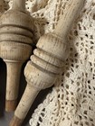 Vintage antique Set Of 3 Small Wood Porch Span Spindles 6-8  Shabby