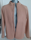 Peter Millar Women s Xl Merge Mini Diamond Quilt Hybrid Golf Jacket Camel New